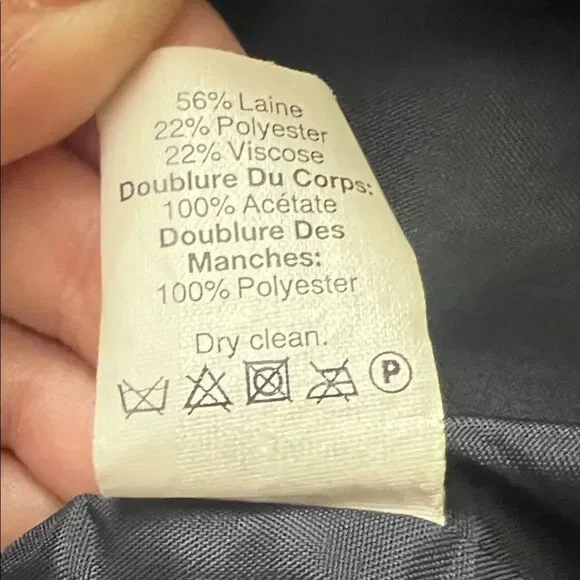 Like New! J. Crew Wool Blend Buffalo Check Peacoat Red and Blue in Size 2 - Picture 13 of 16